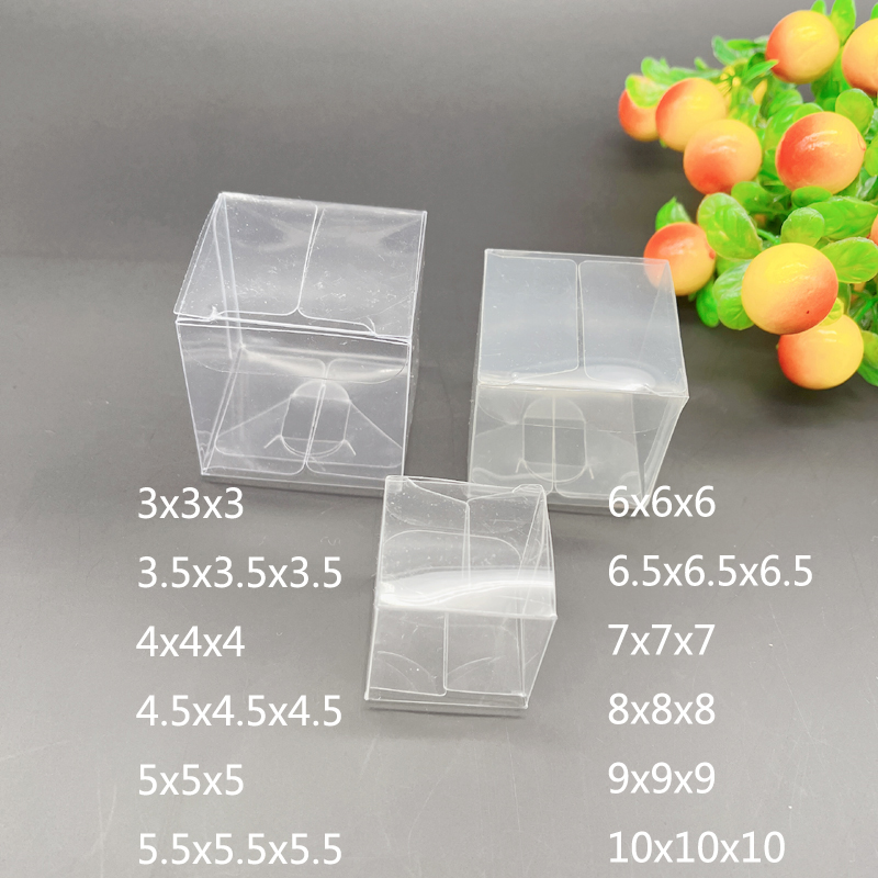 Event Party Box - Bộ 100 3-10Cm Nhựa Vuông Tặng