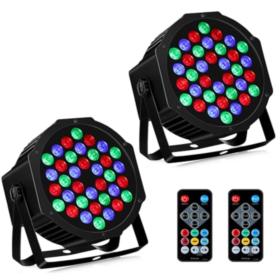 Event Party Dj - RGB:36W LED Par Sound Activated Remote