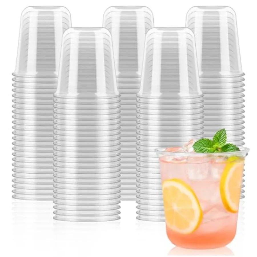 Plastic Cup 50Pcs - 50 Pcs Round Bottom Plastic Cups