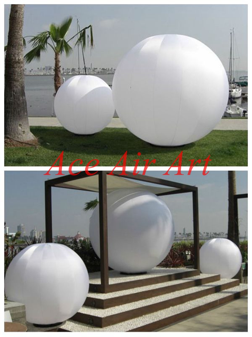 Inflatable White Round Ball, P - đánh giá và giá Party Event Supplier