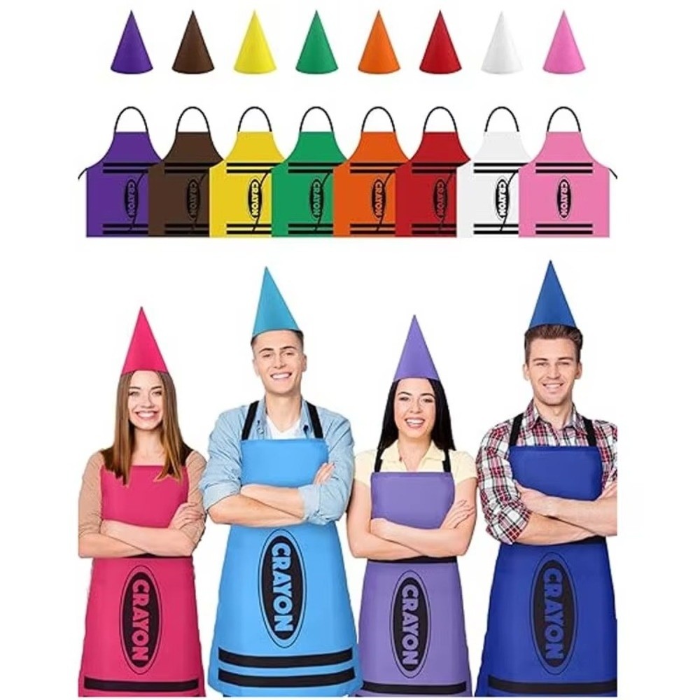 New Colorful Crayon Themed Gno - đánh giá và giá Party Hat Cone