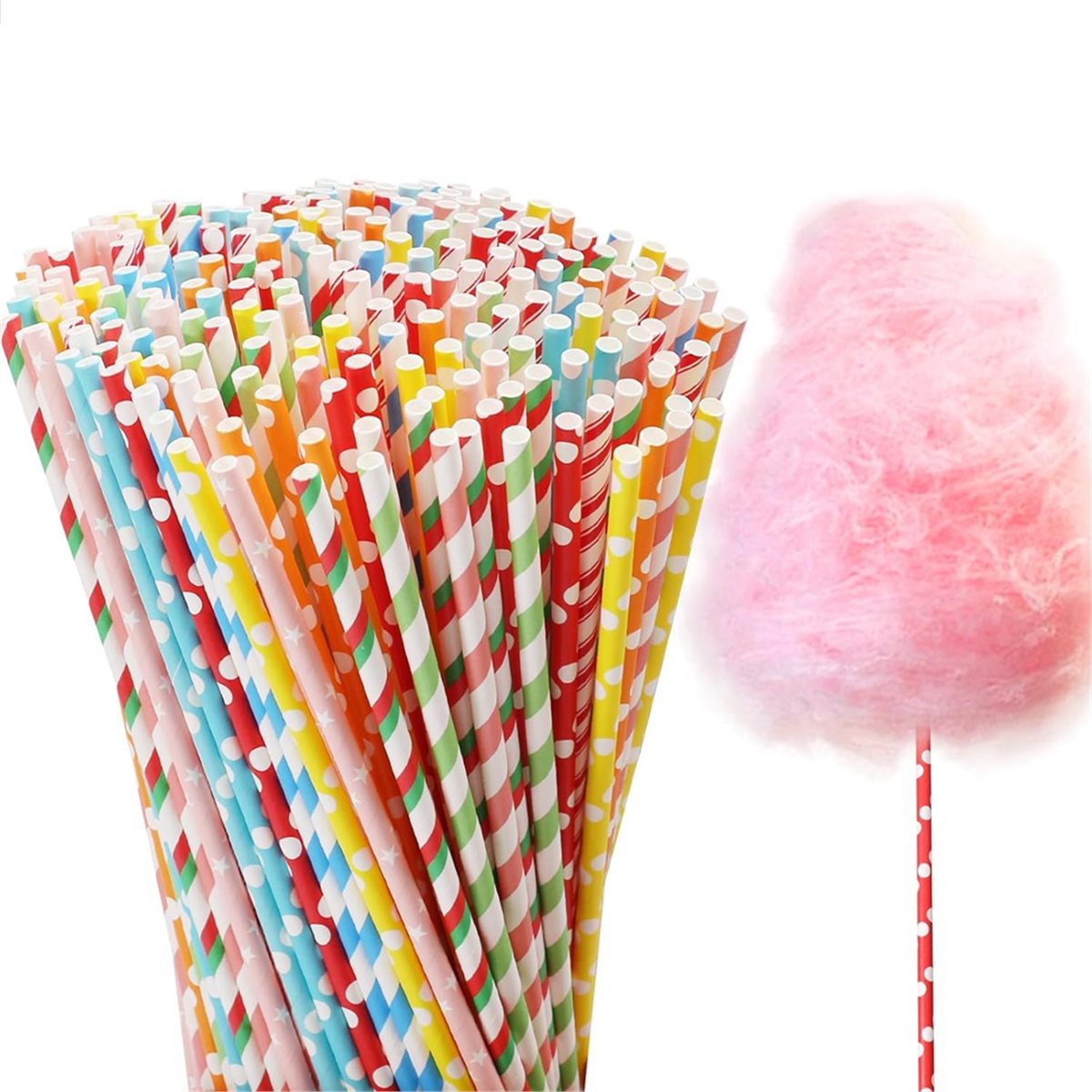 ABZT 200 Pieces Cotton Candy C - đánh giá và giá Cotton Candy Cone