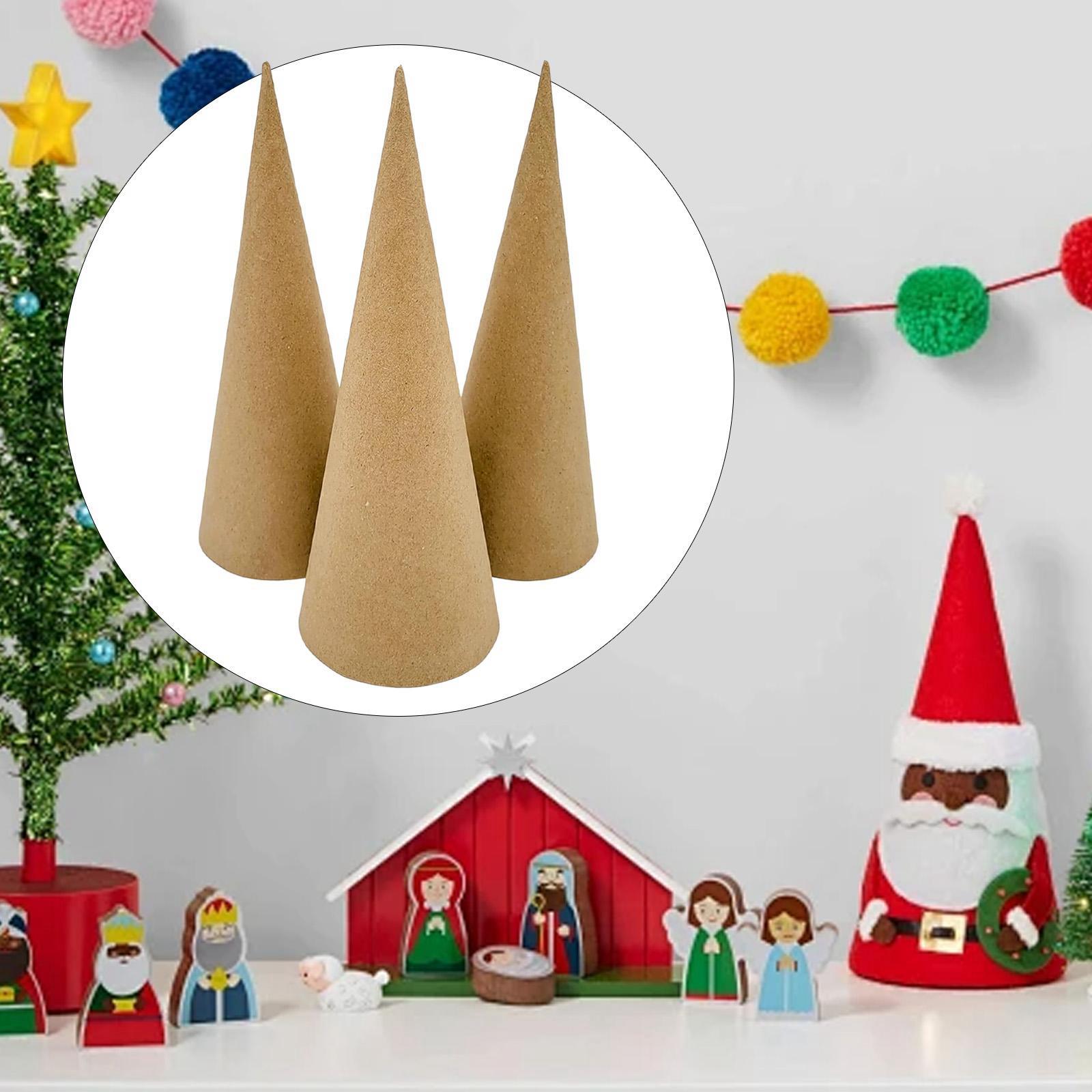 3x Paper Mache Cones, Open Bot - đánh giá và giá Cotton Candy Cone
