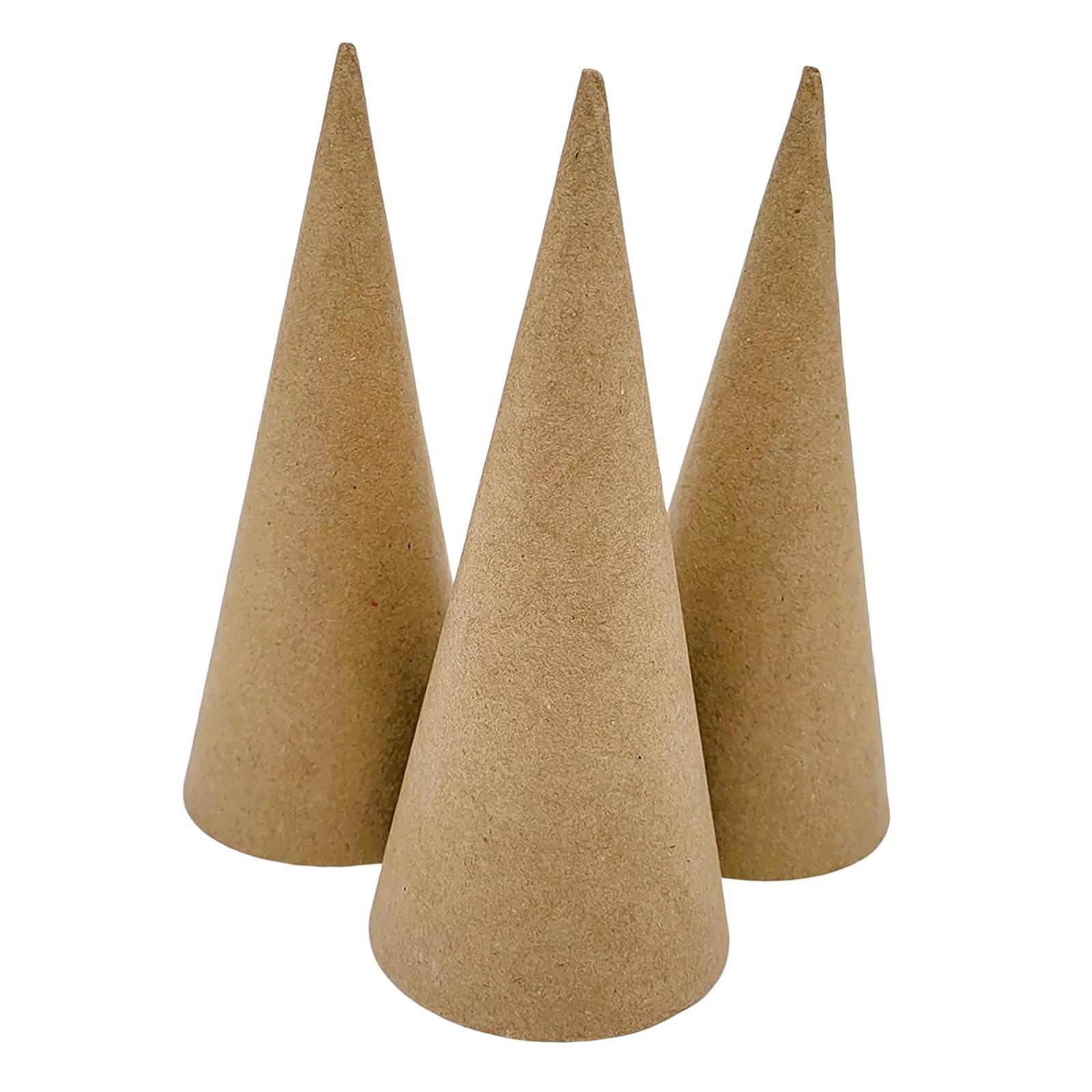 3x Paper Mache Cones, Open Bot - đánh giá và giá Cotton Candy Cone