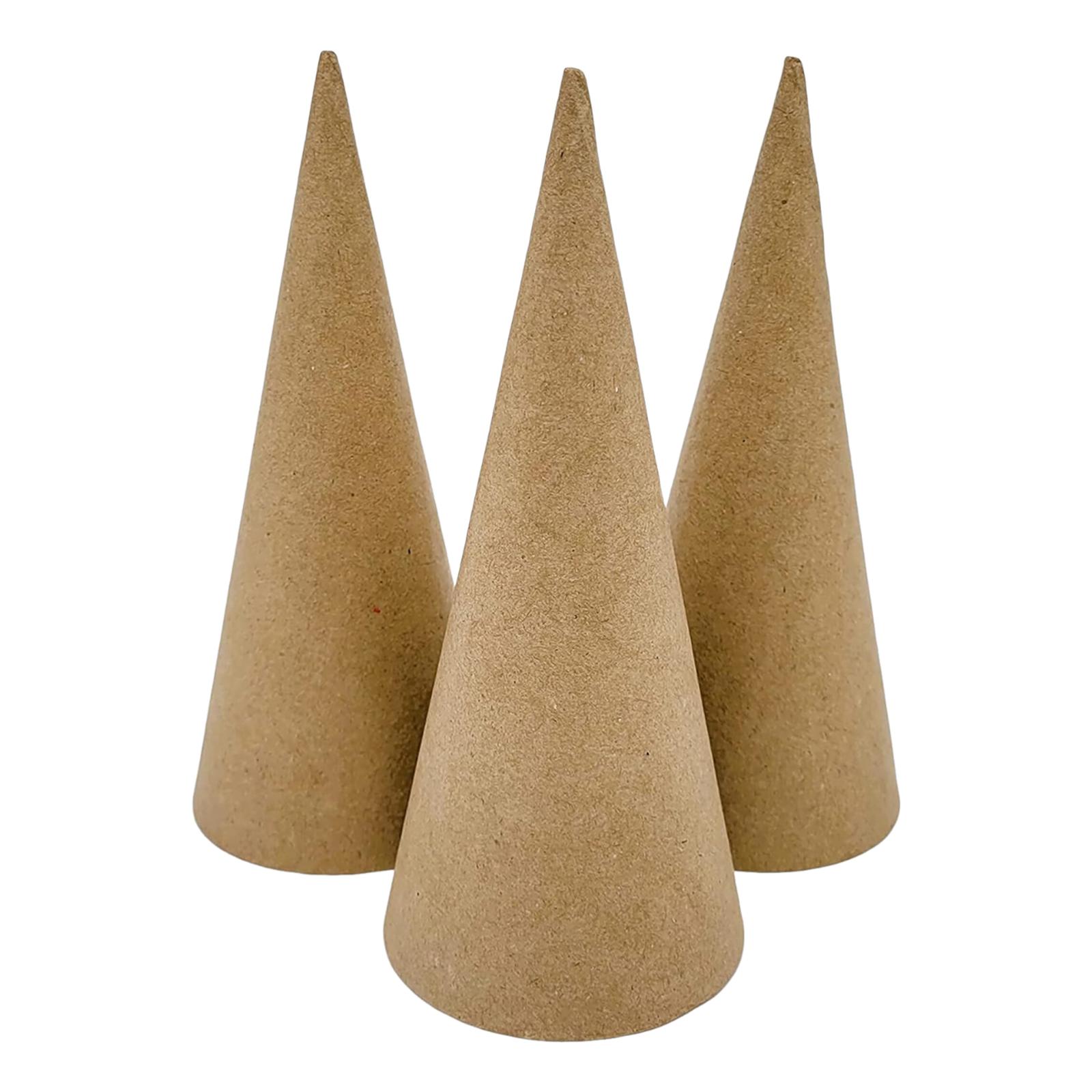 3x Paper Mache Cones, Open Bot - đánh giá và giá Cotton Candy Cone