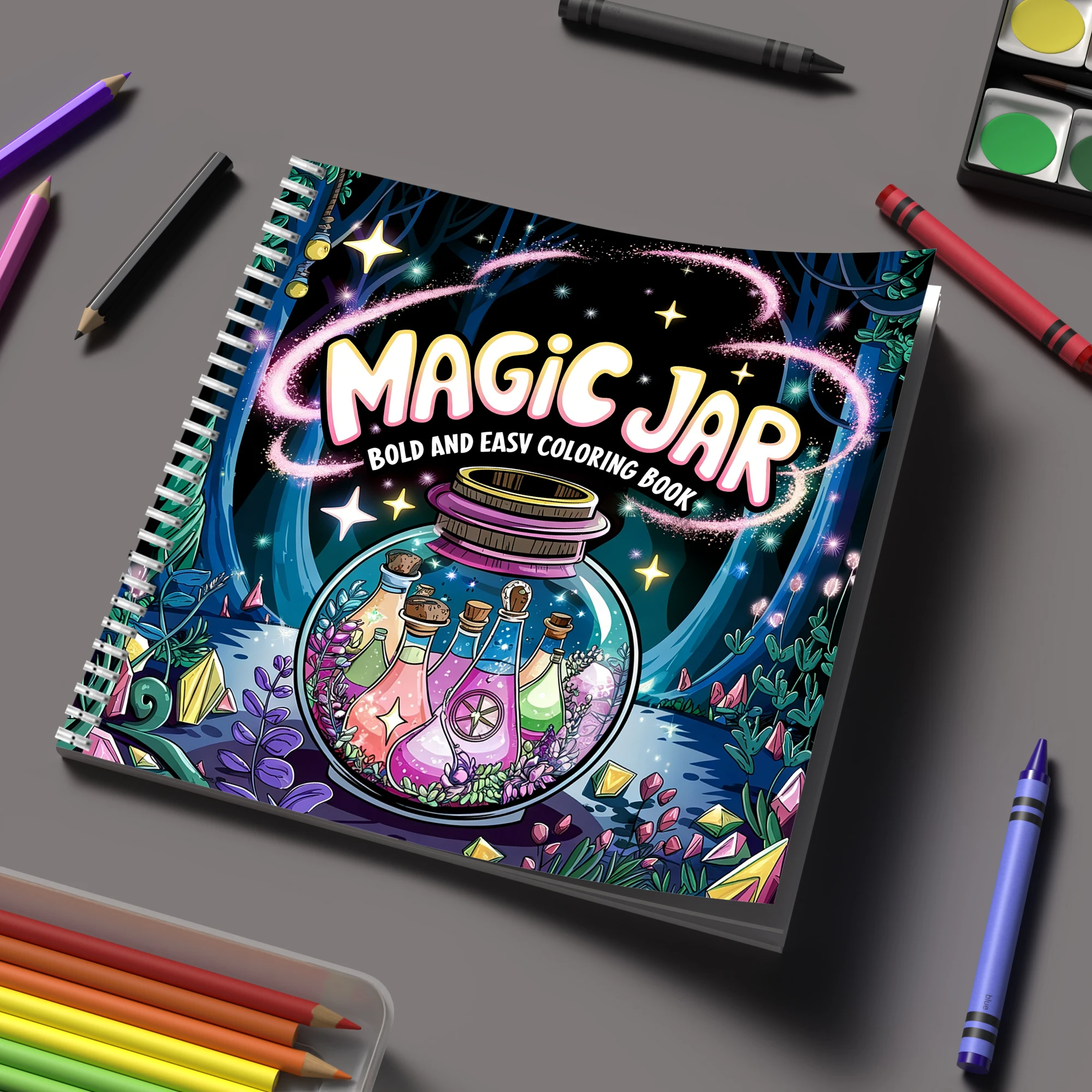 Coloring Book Magic Jar for Ad - đánh giá và giá Supply Event