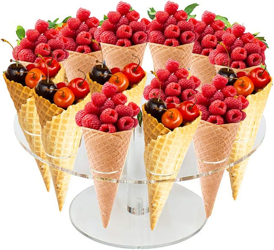 Ice Cream Cone Holder Acrylic  - đánh giá và giá Cotton Candy Cone