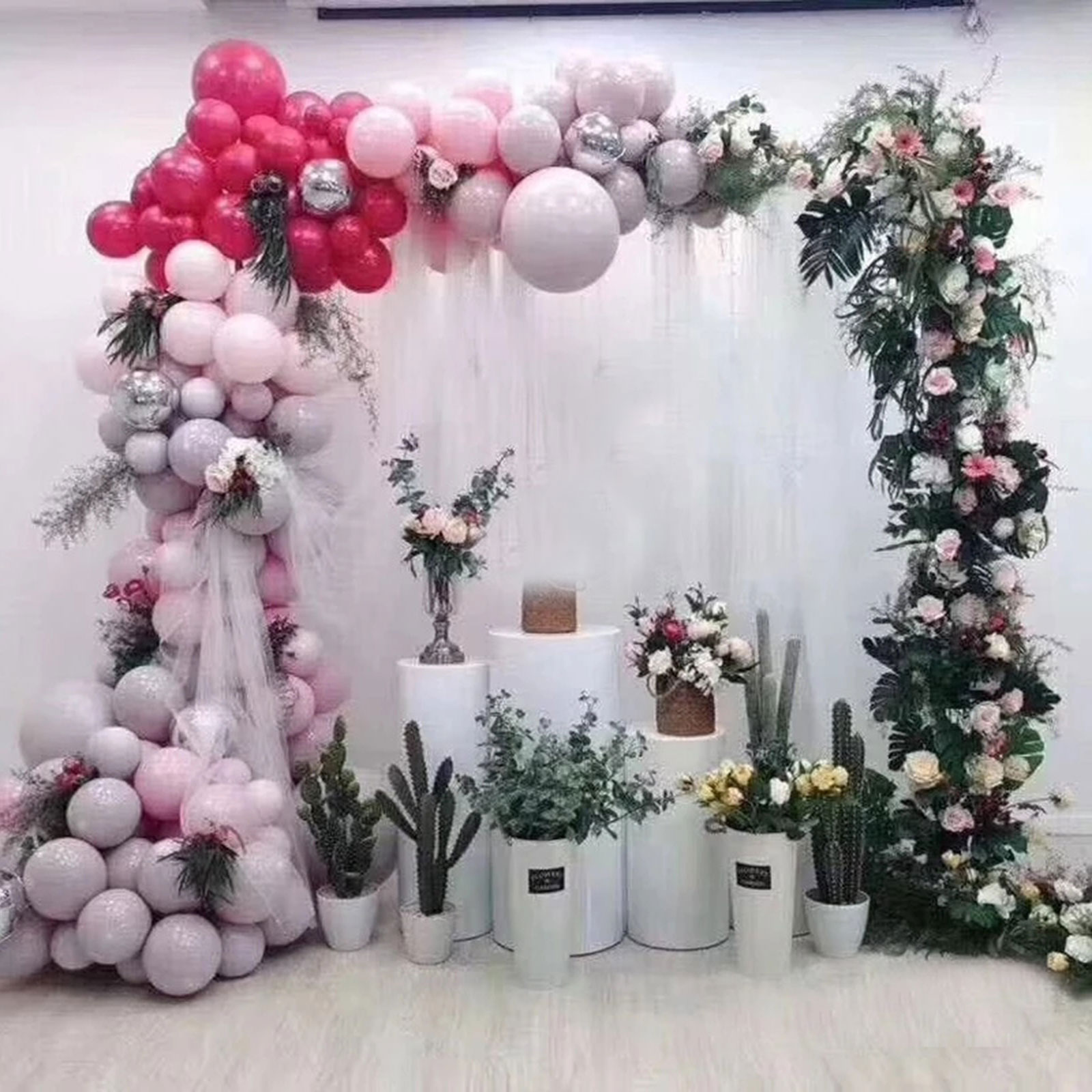 2.1x2m / 79x83inch Gold Weddin - đánh giá và giá Balloon Arch Kit