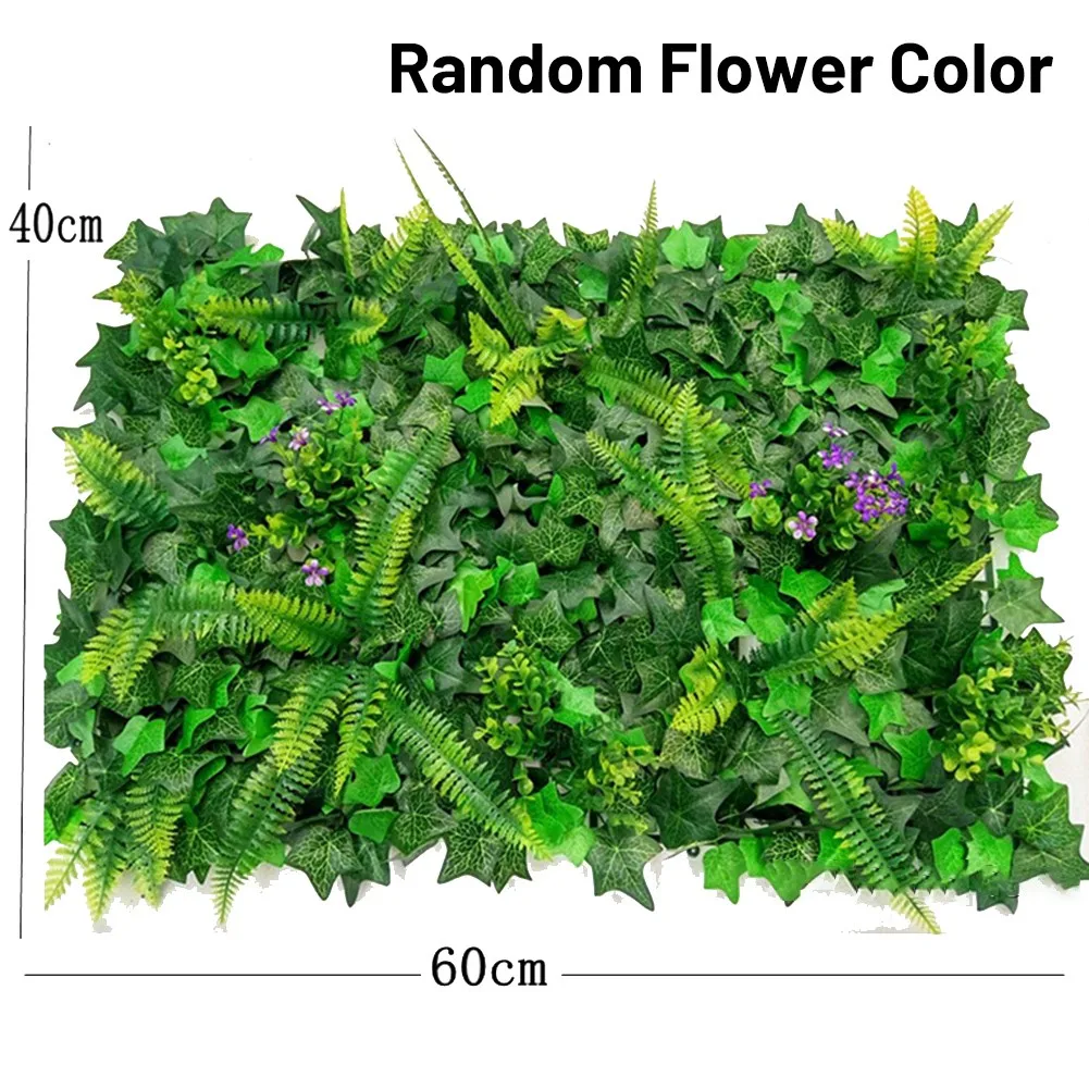 40*60cm Artificial Lawn Plant  - đánh giá và giá Flower Wall Panel