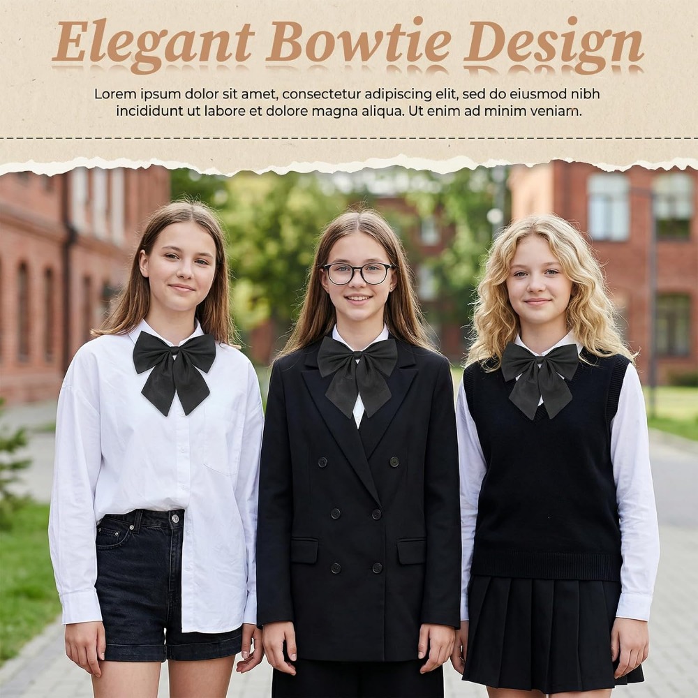 Black Bow Ties for Women, Larg - đánh giá và giá Event & Party Supply Photos