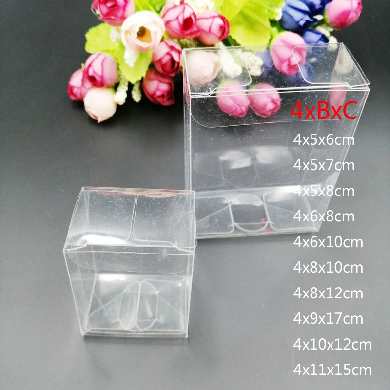 50pcs 4xBxC Rectangle Transpar - đánh giá và giá Event Party Box