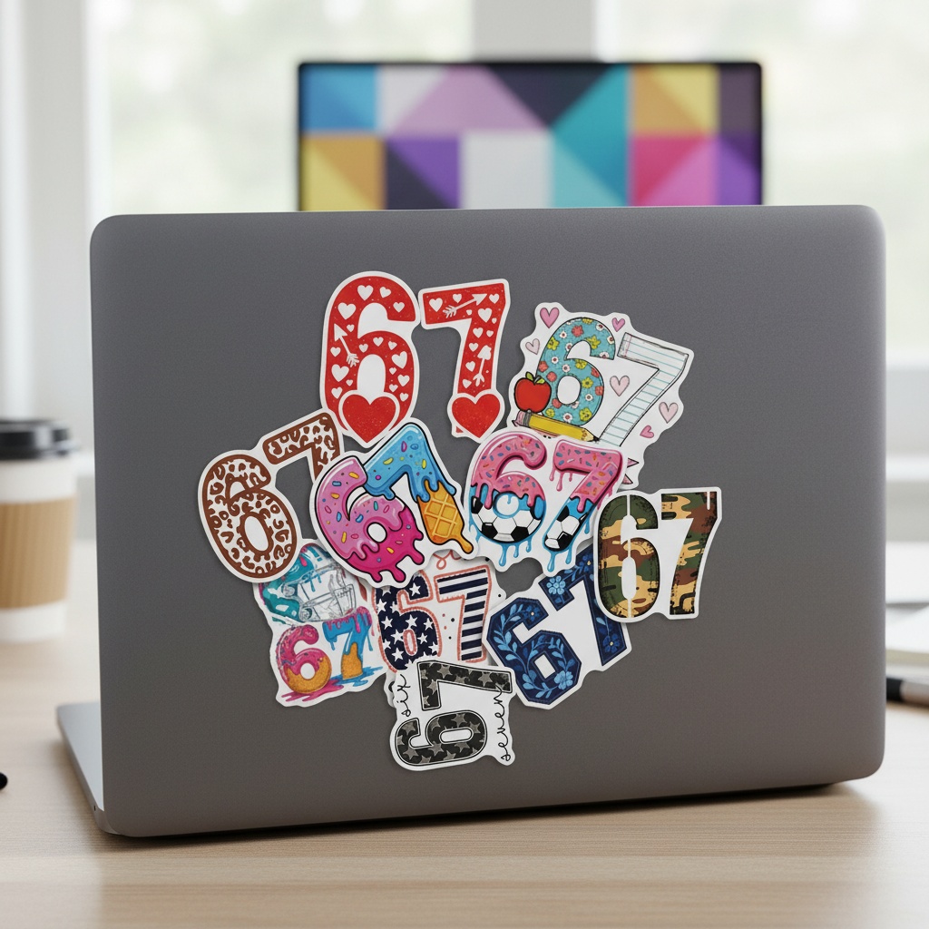 50pcs Number 67 Digital Graffi - đánh giá và giá Plastic Cup 50Pcs