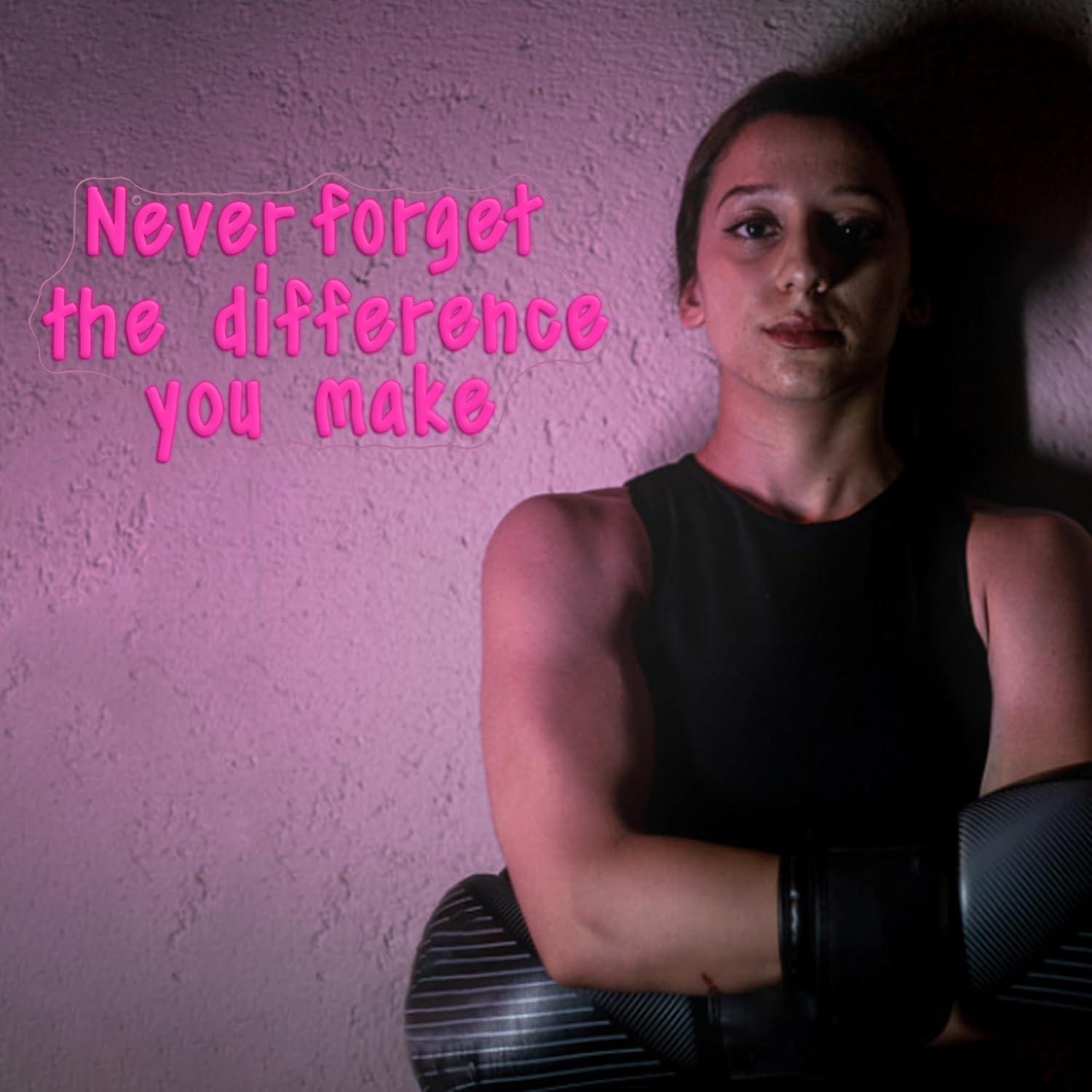 Never Forget The Difference Yo - đánh giá và giá Neon Sign Party