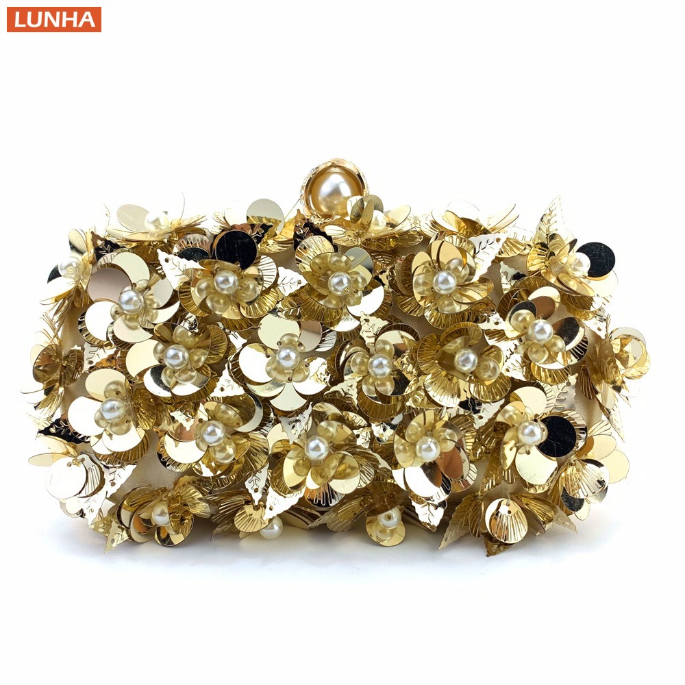 Women's Luxury Pearl Clutch Bo - đánh giá và giá Event Party Box