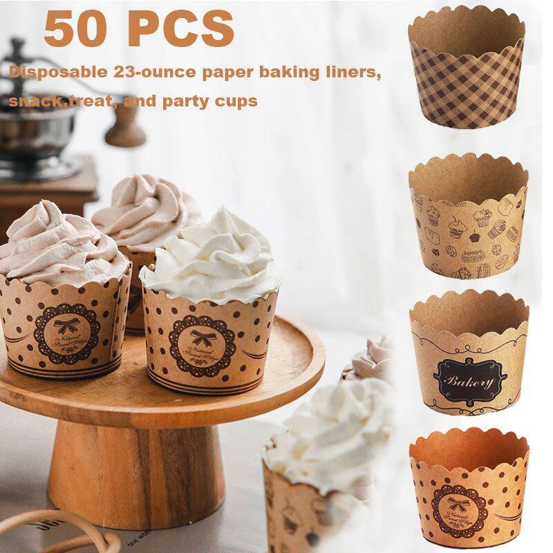 50Pcs/Pack Cupcake Paper Cups  - đánh giá và giá Plastic Cup 50Pcs