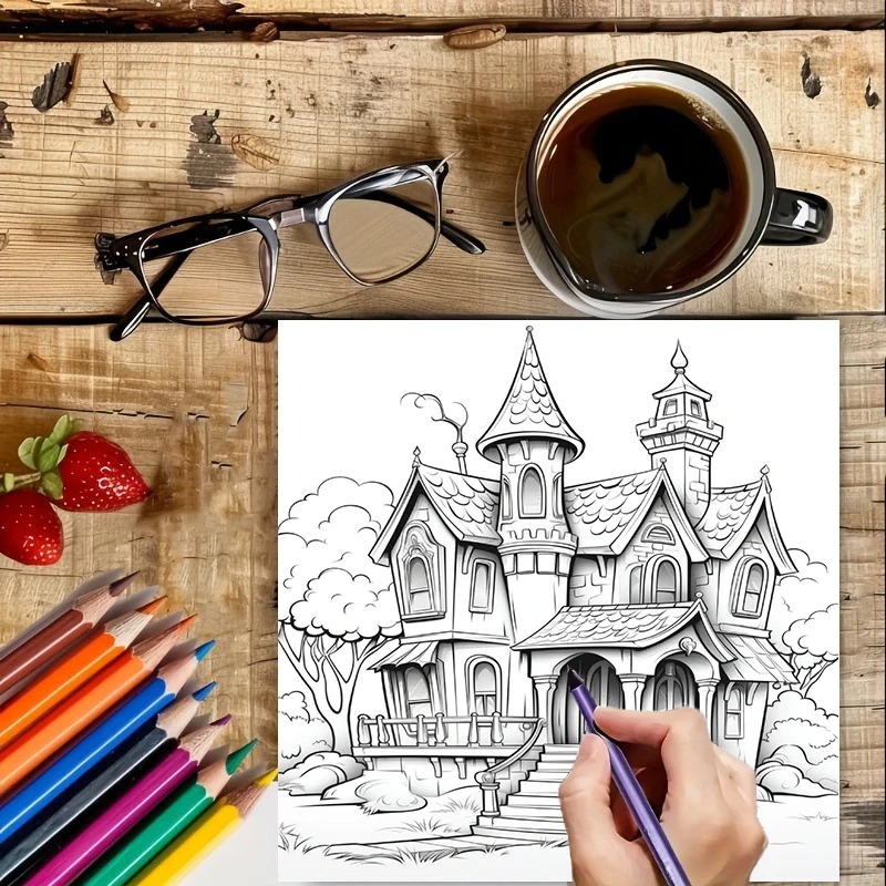 Haunted House Coloring Book fo - đánh giá và giá Supply Event