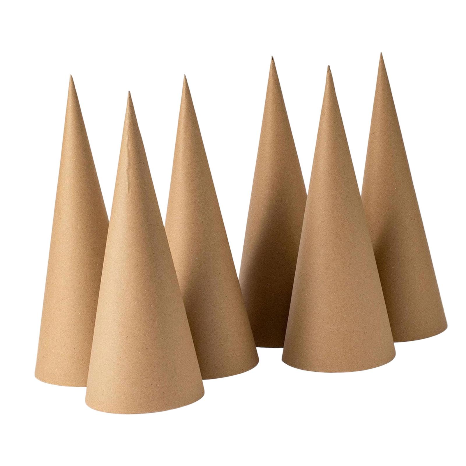 6Pcs Kraft Paper Mache Cones,C - đánh giá và giá Party Hat Cone