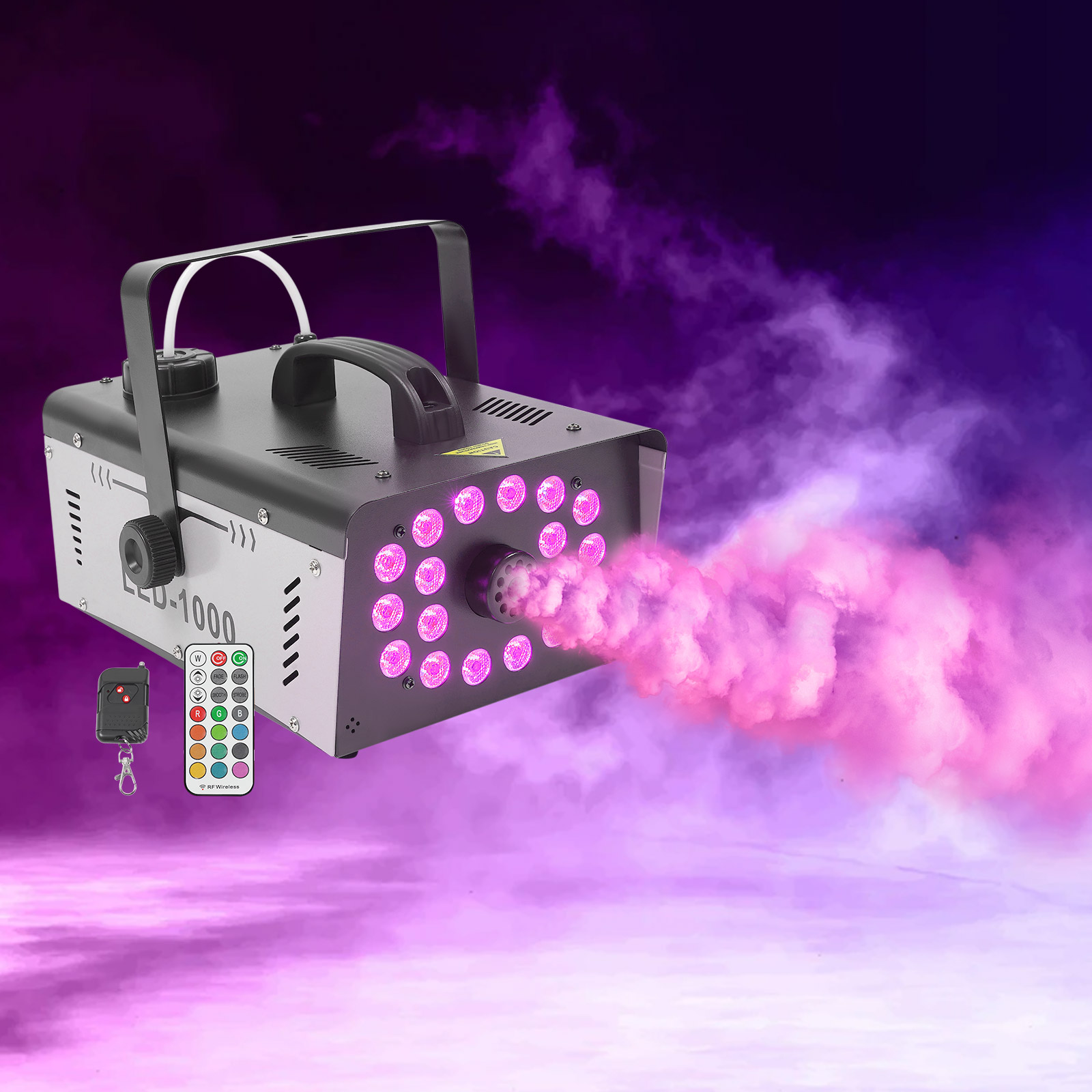 Smoke Machine 1000W 18 LED Sta - đánh giá và giá Event Party Dj