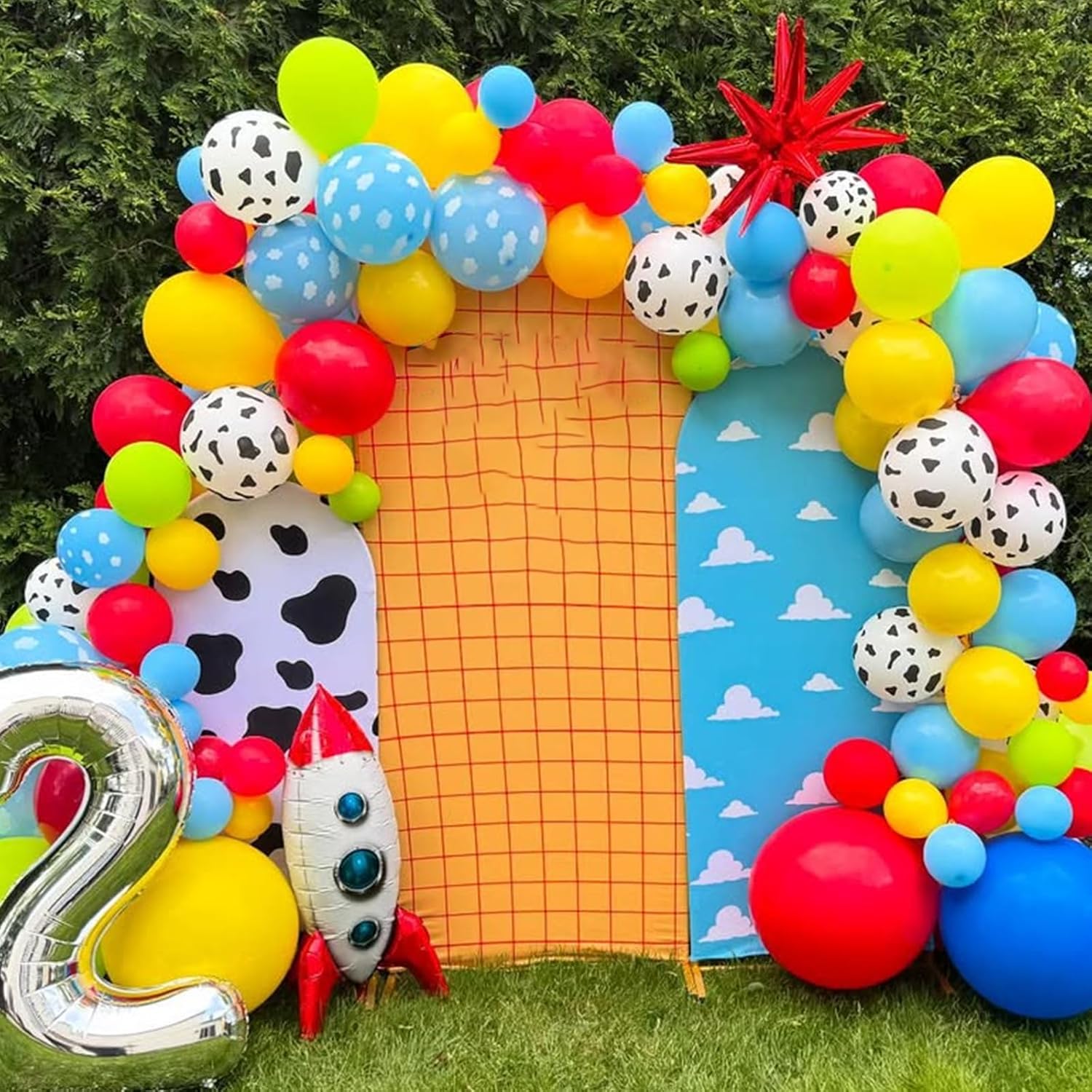 BOY Story 5 Birthday Balloon A - đánh giá và giá Balloon Arch Kit