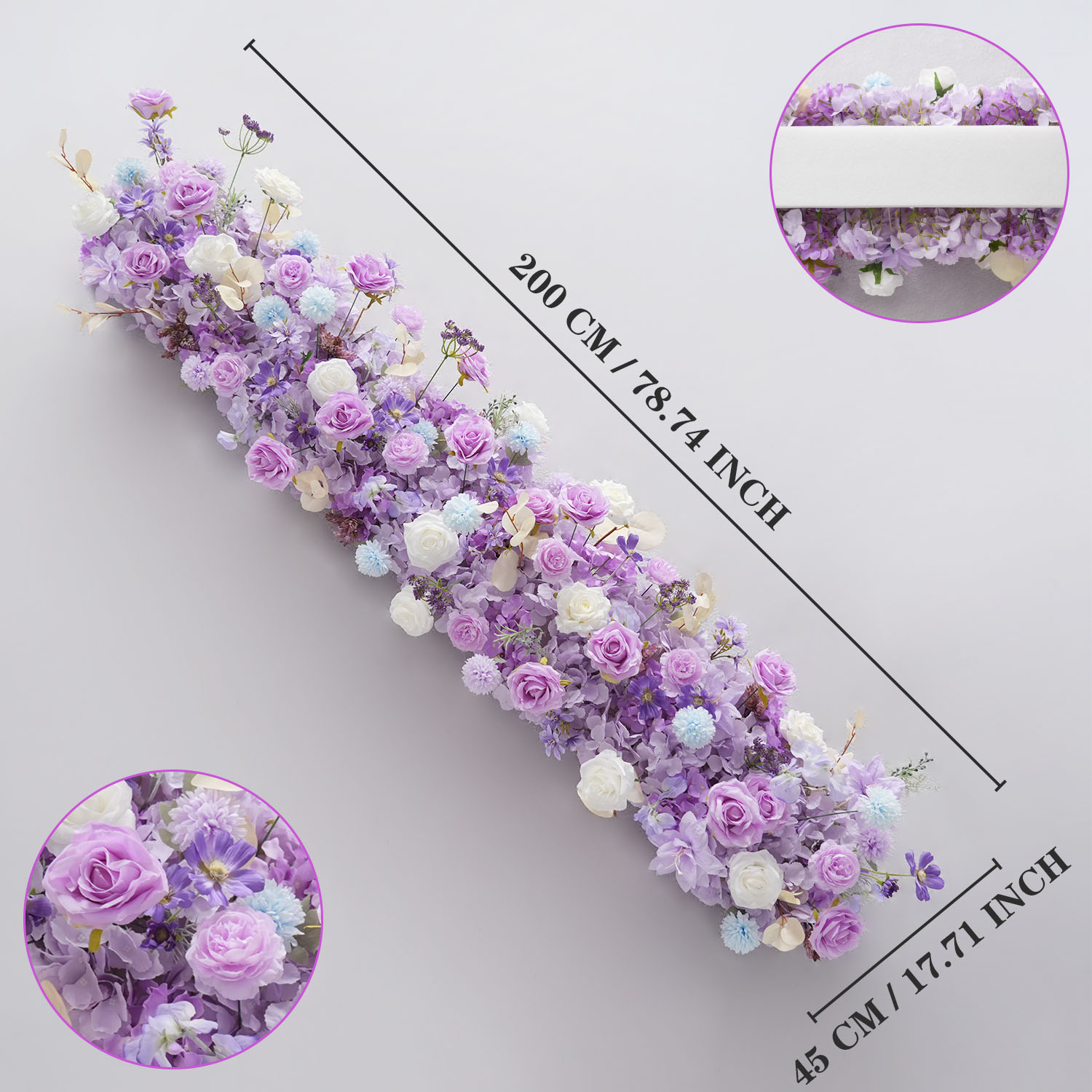 Uflower Purple Artificial Flow - đánh giá và giá Flower Wall Panel