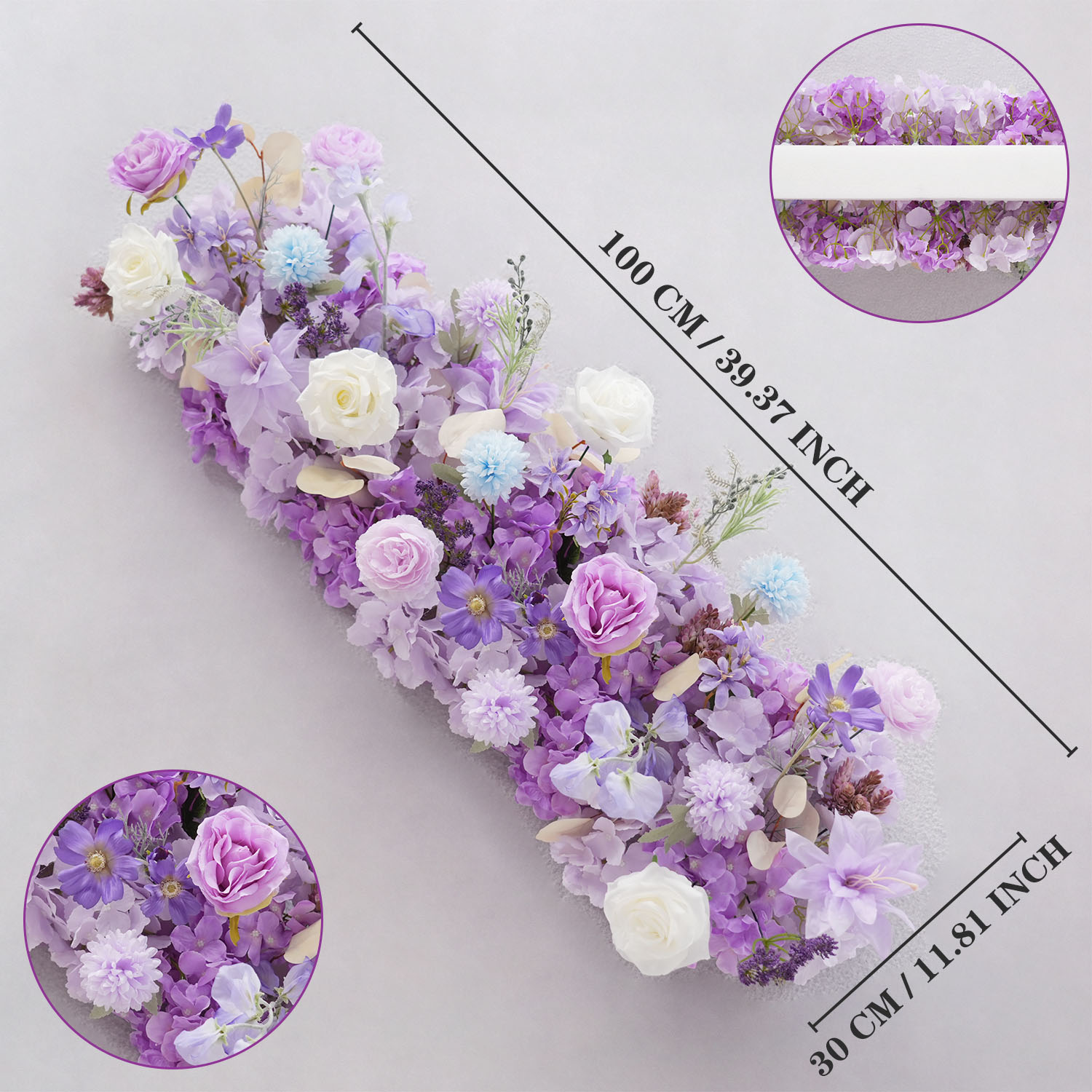 Uflower Purple Artificial Flow - đánh giá và giá Flower Wall Panel