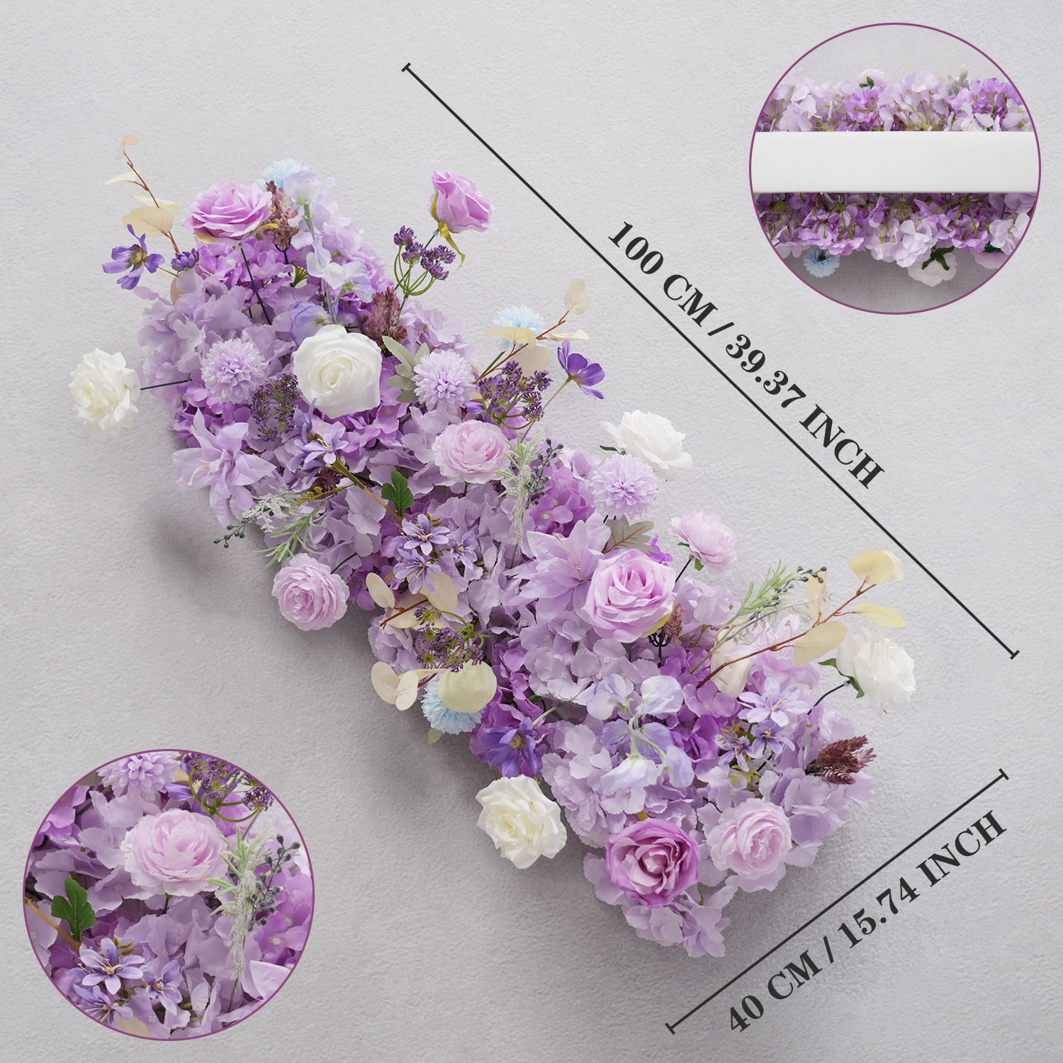 Uflower Purple Artificial Flow - đánh giá và giá Flower Wall Panel