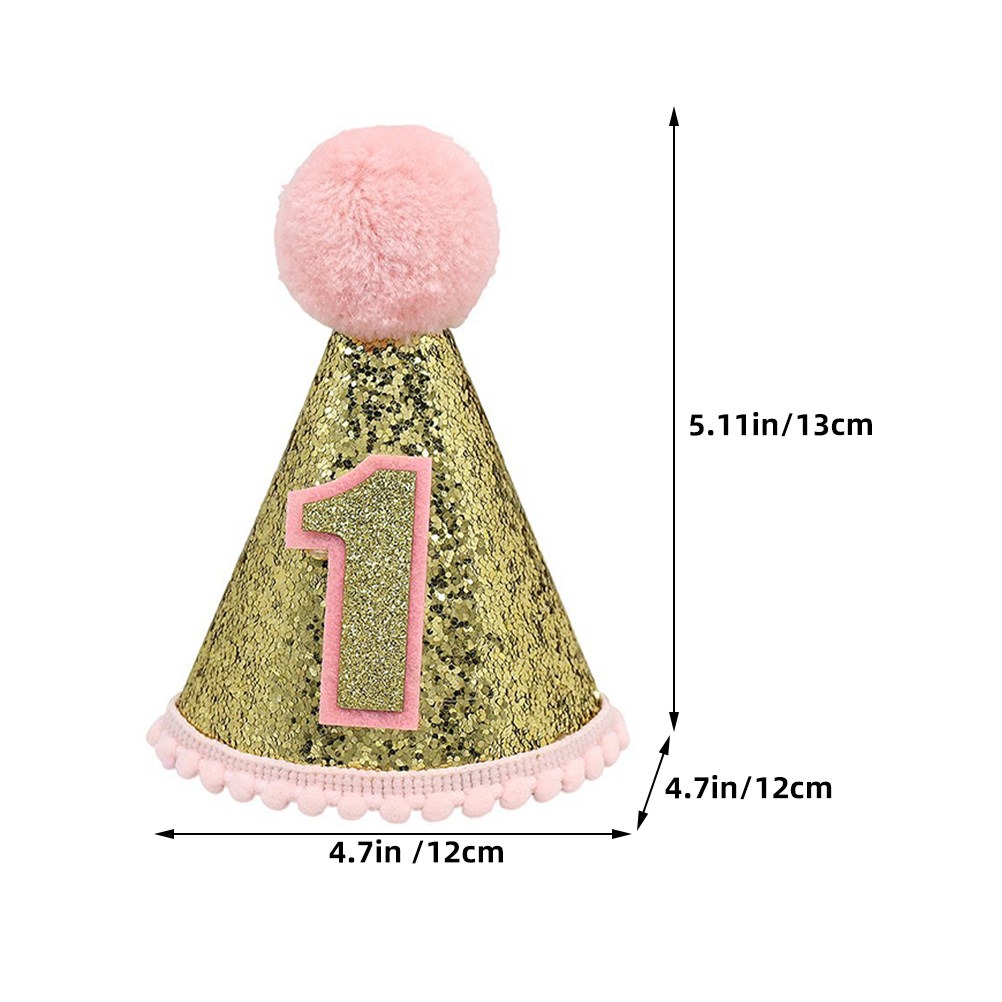 1St Birthday Hat Pink Cone Sty - đánh giá và giá Party Hat Cone