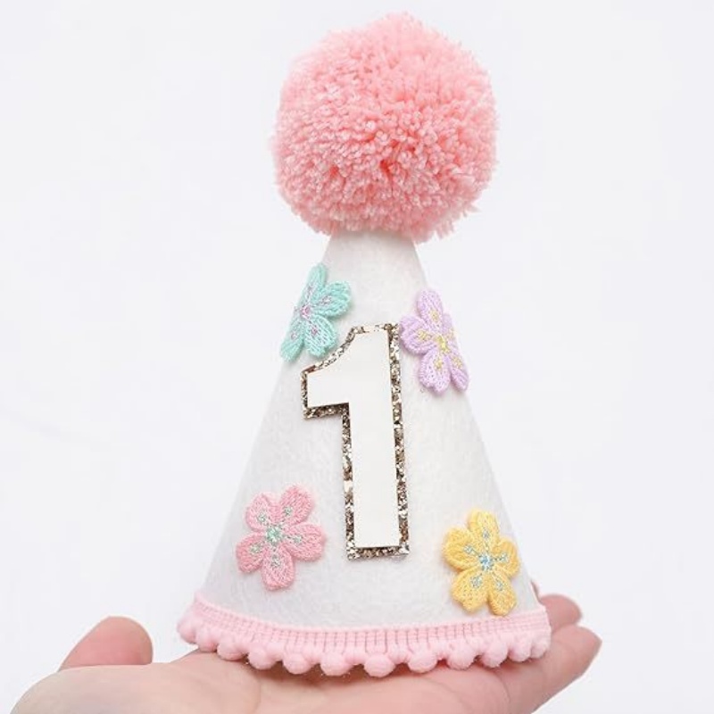 Colorful Flower 1st Half Birth - đánh giá và giá Party Hat Cone