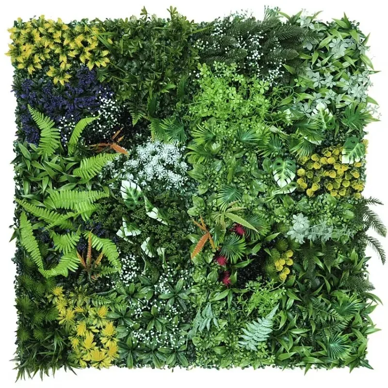 50x50cm 3d Artificial Plant Pa - đánh giá và giá Flower Wall Panel